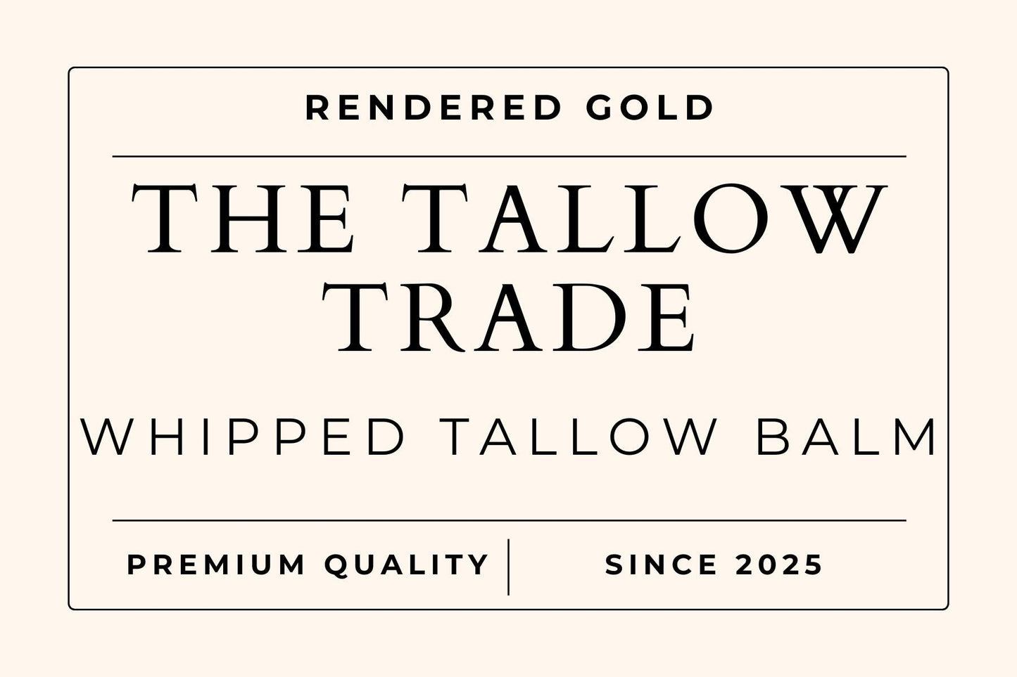 Whipped Tallow Balm- No added scents