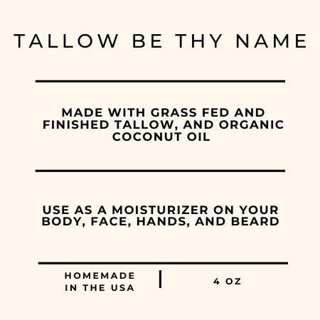 Whipped Tallow Balm- No added scents