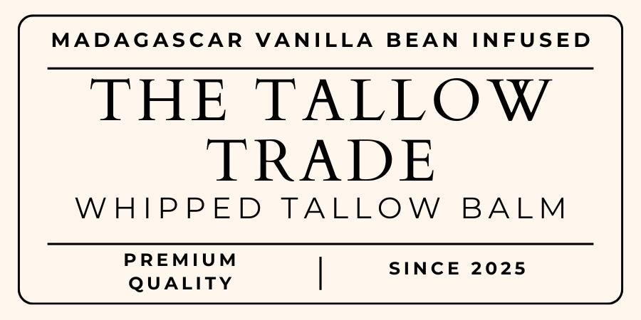 Whipped Tallow Balm- Vanilla Bean Infused