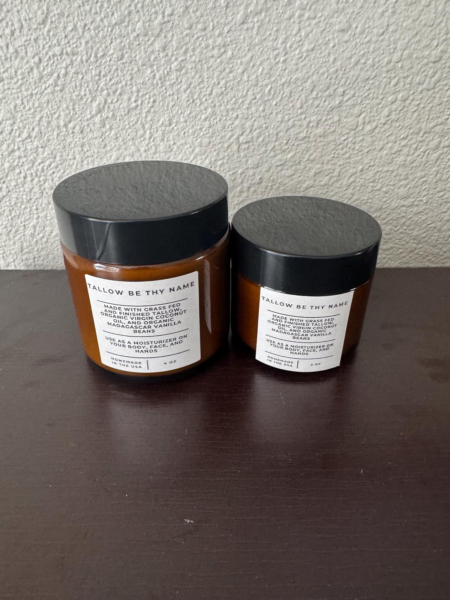 Whipped Tallow Balm- Vanilla Bean Infused